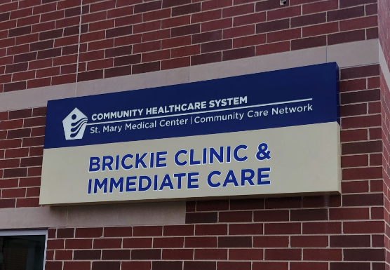 community-hospital-wall-sign