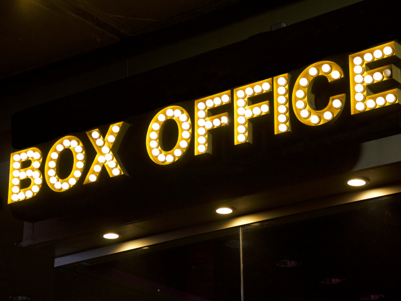 Box office LED sign